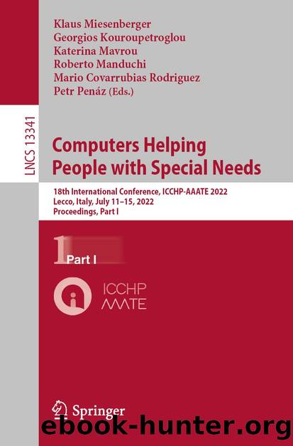 Computers Helping People with Special Needs by Unknown