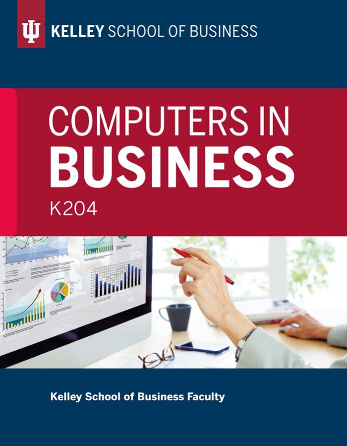 Computers in Business: K204 by Unknow