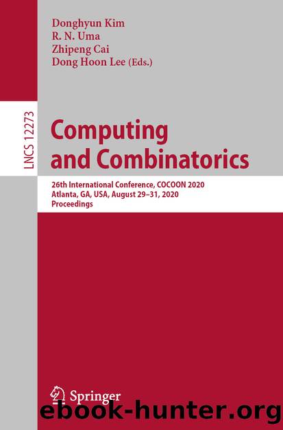 Computing and Combinatorics by Unknown