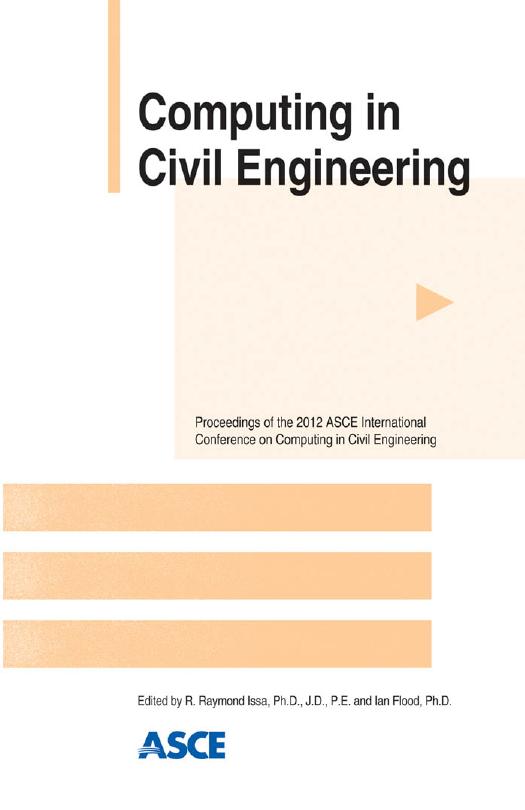 Computing in Civil Engineering (2012) by Flood Ian; Issa R. Raymond
