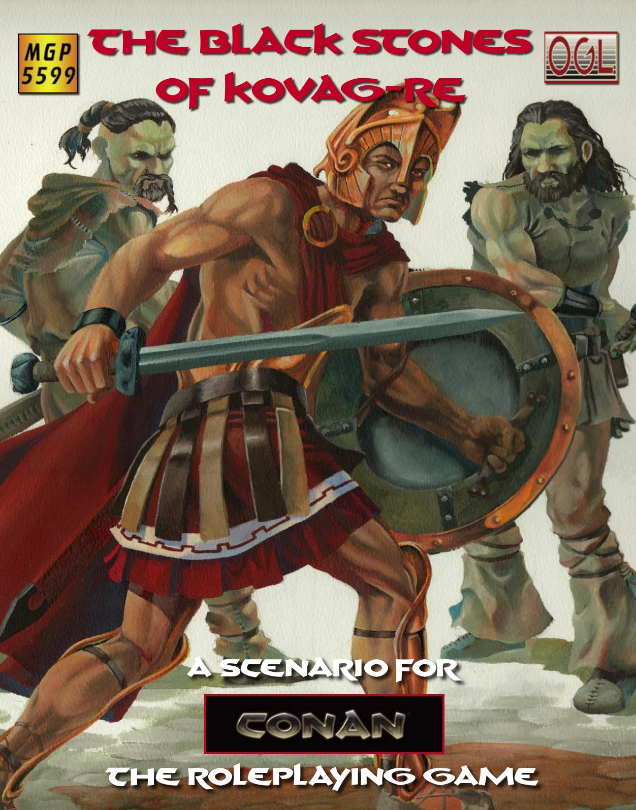 Conan: The Black Stones of Kovag-Re by Mongoose Publishing