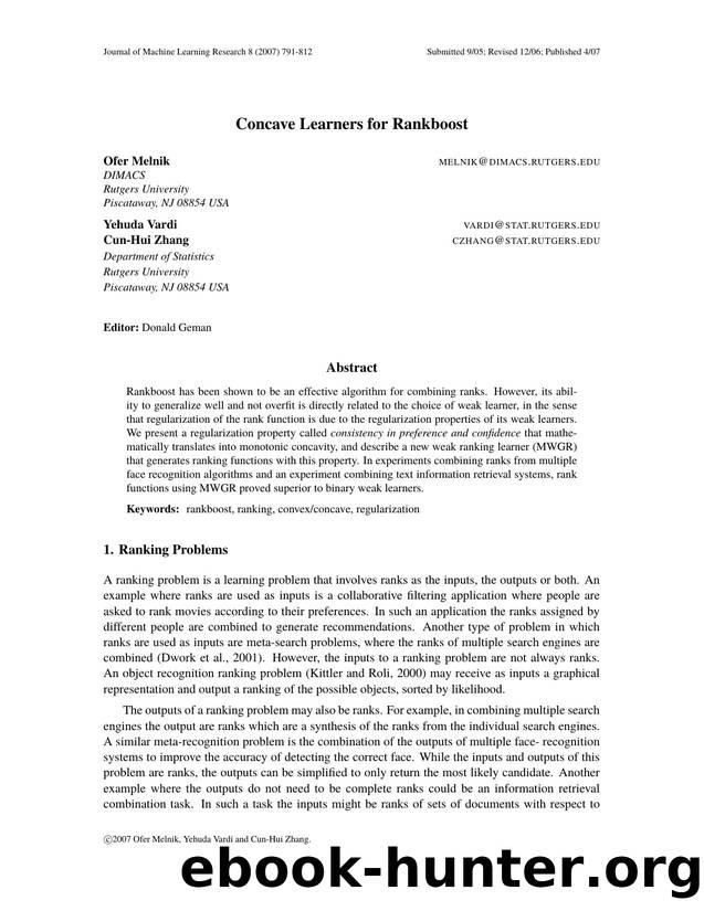 Concave Learners for Rankboost by Unknown