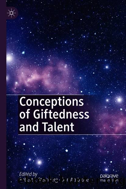 Conceptions of Giftedness and Talent by Unknown