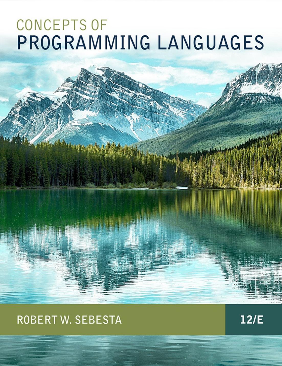 Concepts of Programming Languages (12th) by Robert W. Sebesta
