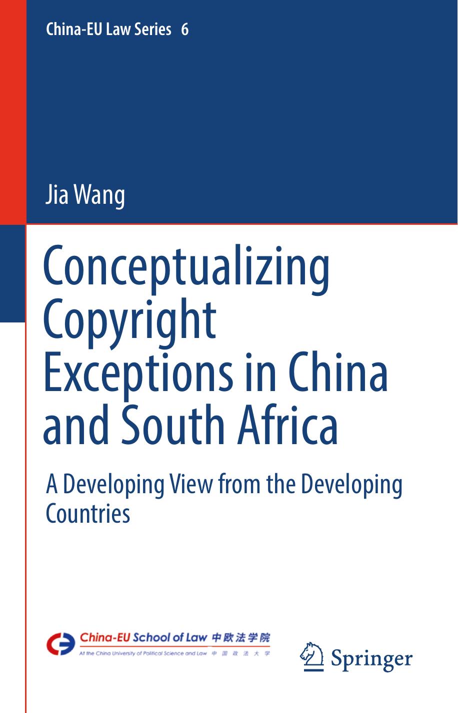 Conceptualizing Copyright Exceptions in China and South Africa: A Developing View from the Developing Countries by Jia Wang (auth.)