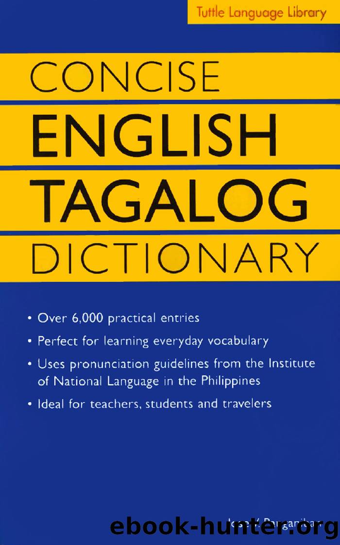 Concise English Tagalog Dictionary by Jose Villa Panganiban