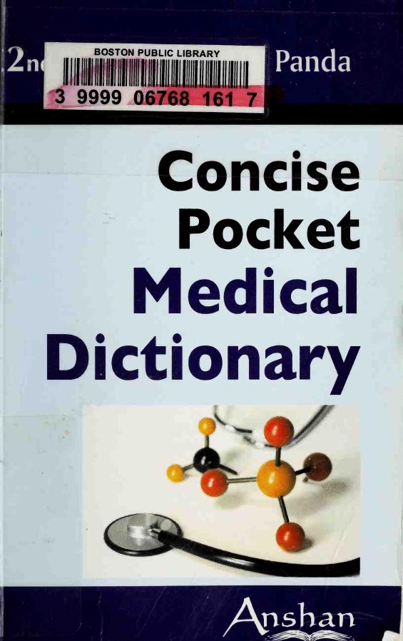 Concise Pocket Medical Dictionary by U. N. Panda