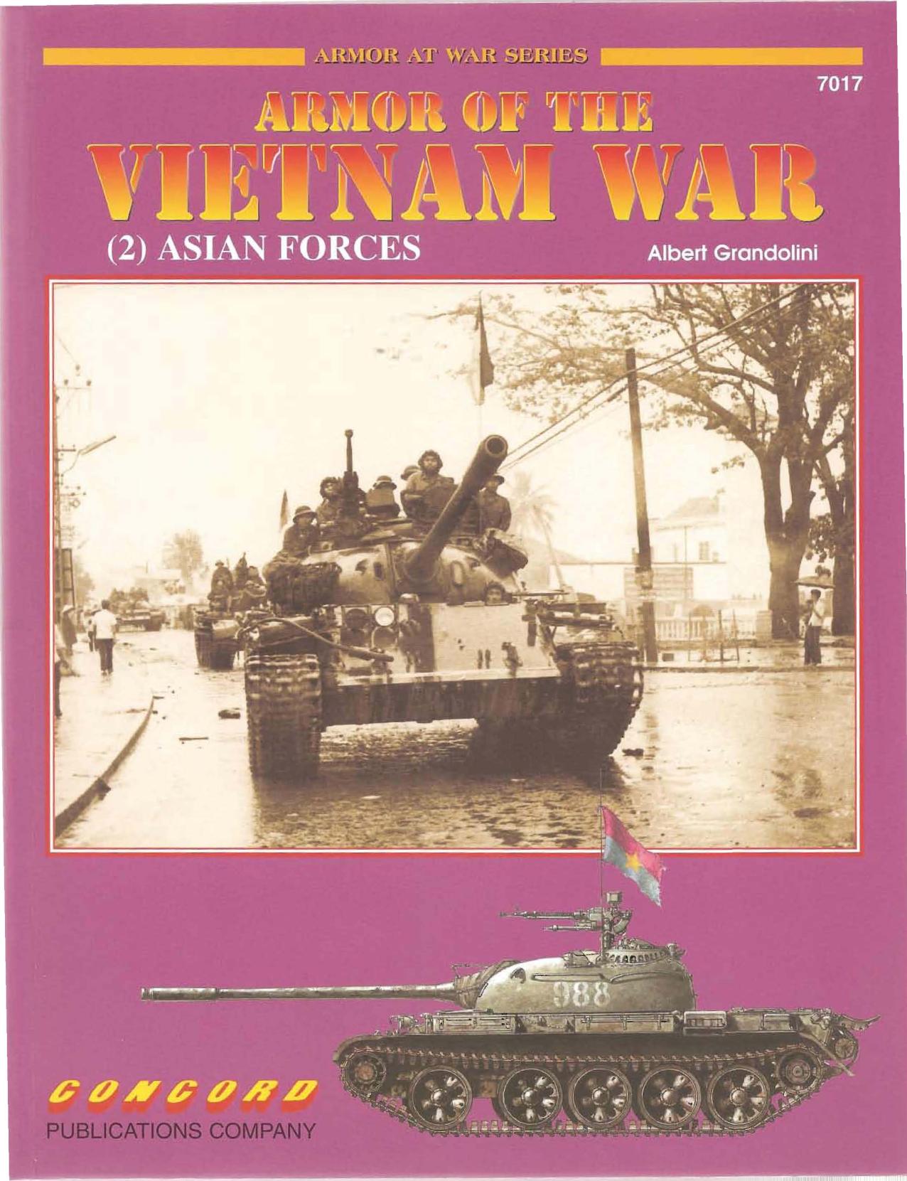 Concord Publication 7017 Armor of the Vietnam War (2) Asian Forces by Unknown