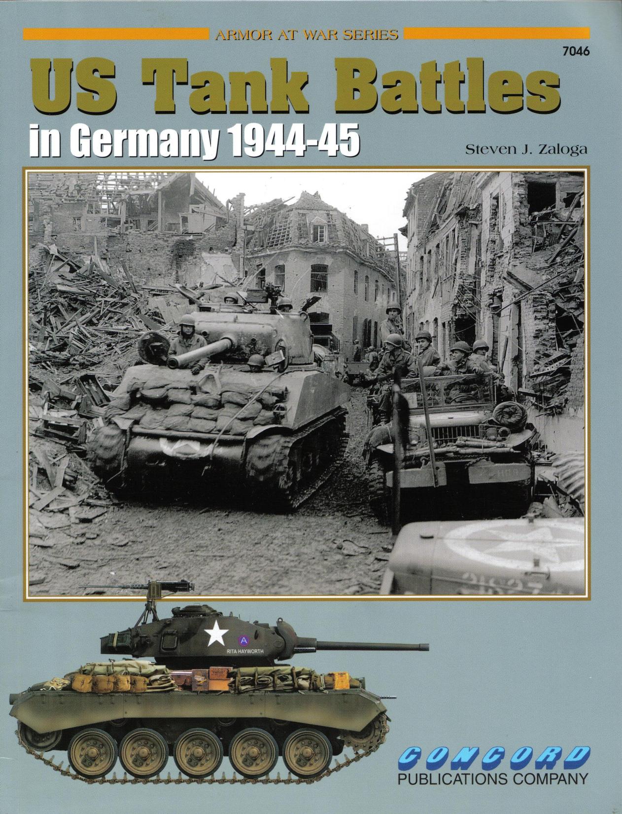 Concord Publication 7046 Us Tank Battles In Germany 1944-1945 by Unknown
