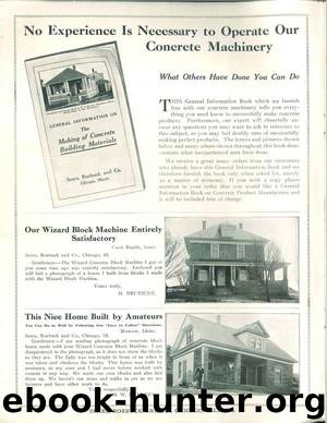 Concrete machinery : Triumph, Wizard and Knox block machines by Sears Roebuck & Co