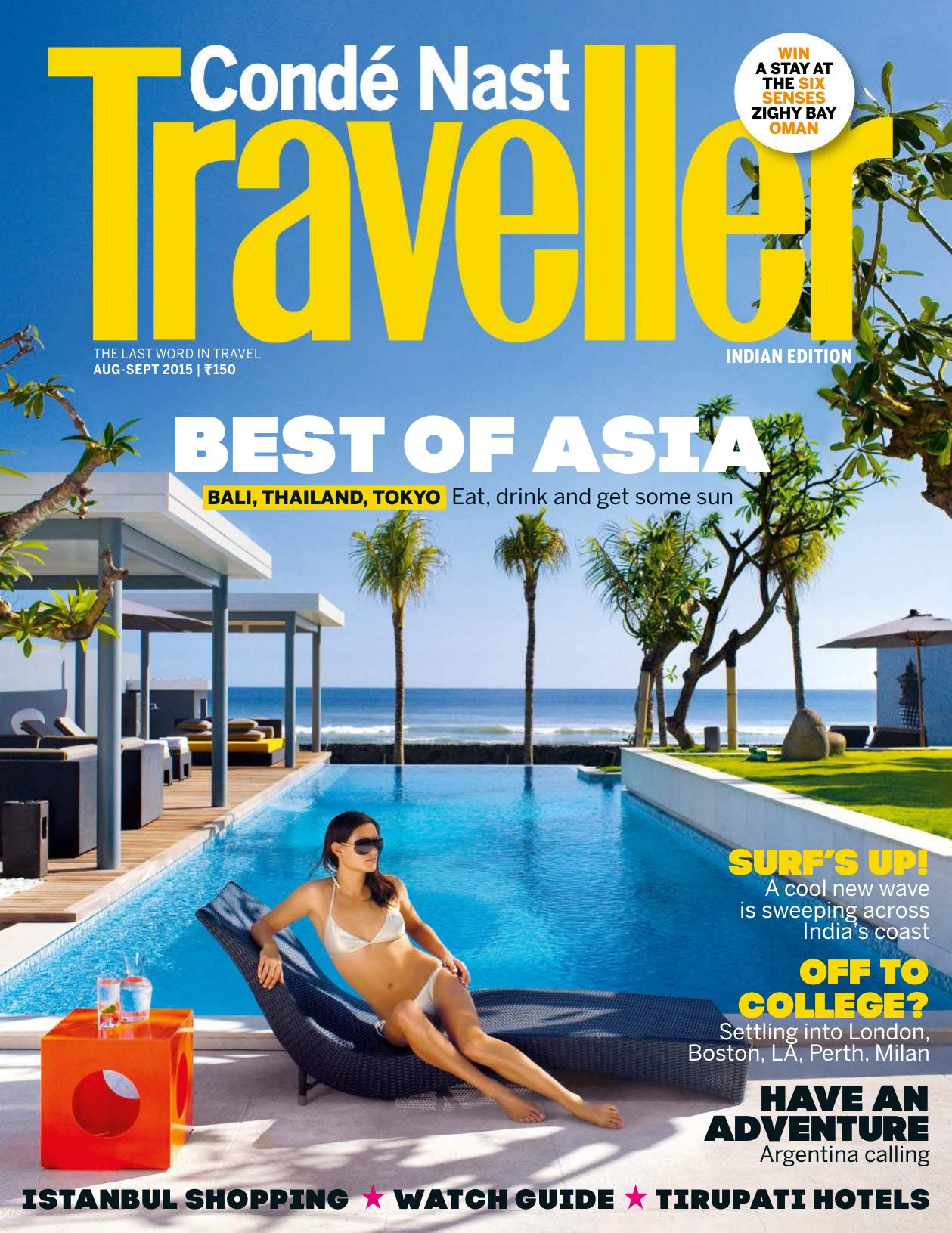 Conde Nast Traveller India - August-September 2015 by Unknow