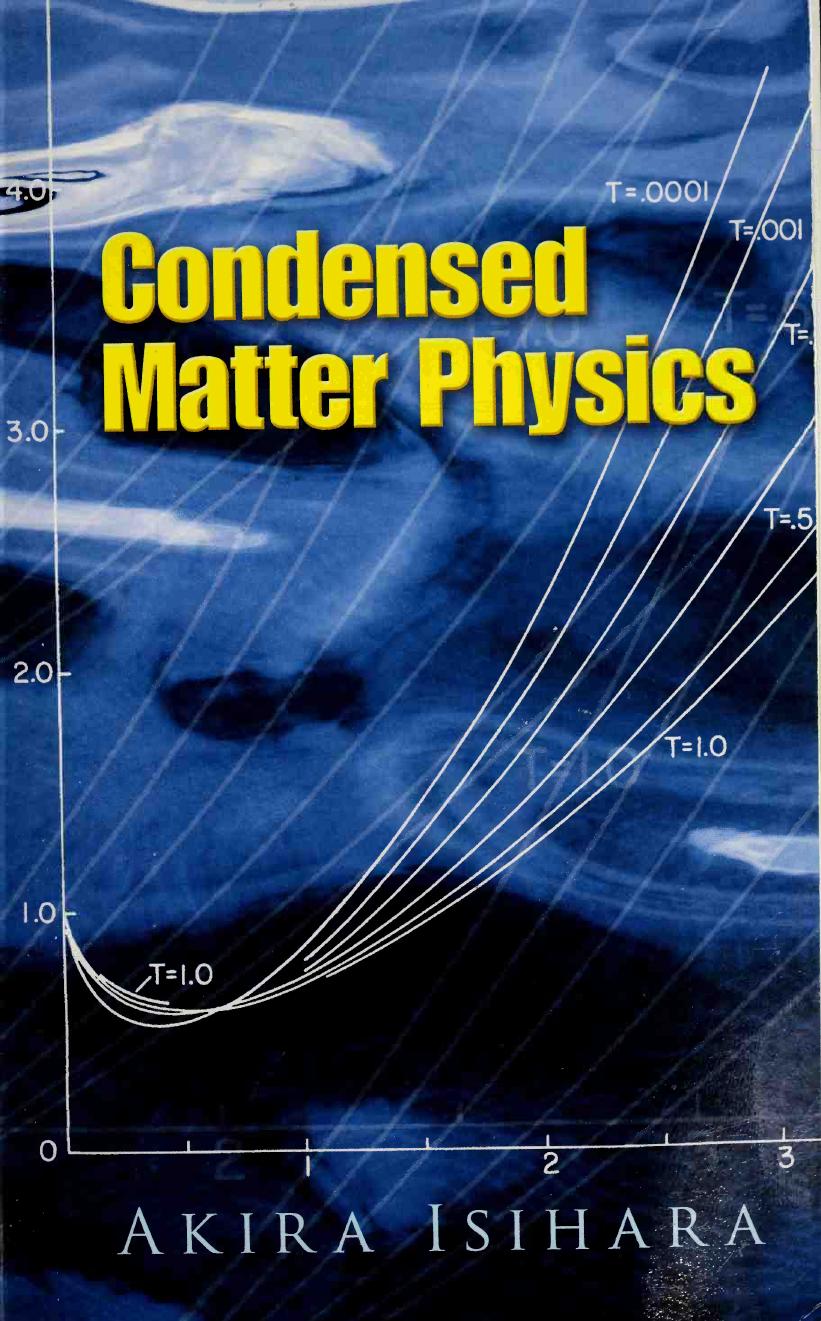 Condensed Matter Physics by Akira Isihara