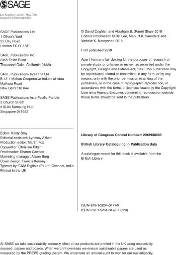Conducting action research for business and management students by unknow
