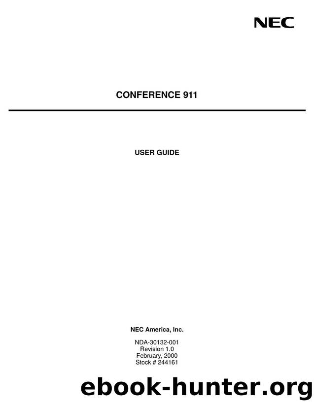 Conference 911 User Guide by EZ Manuals