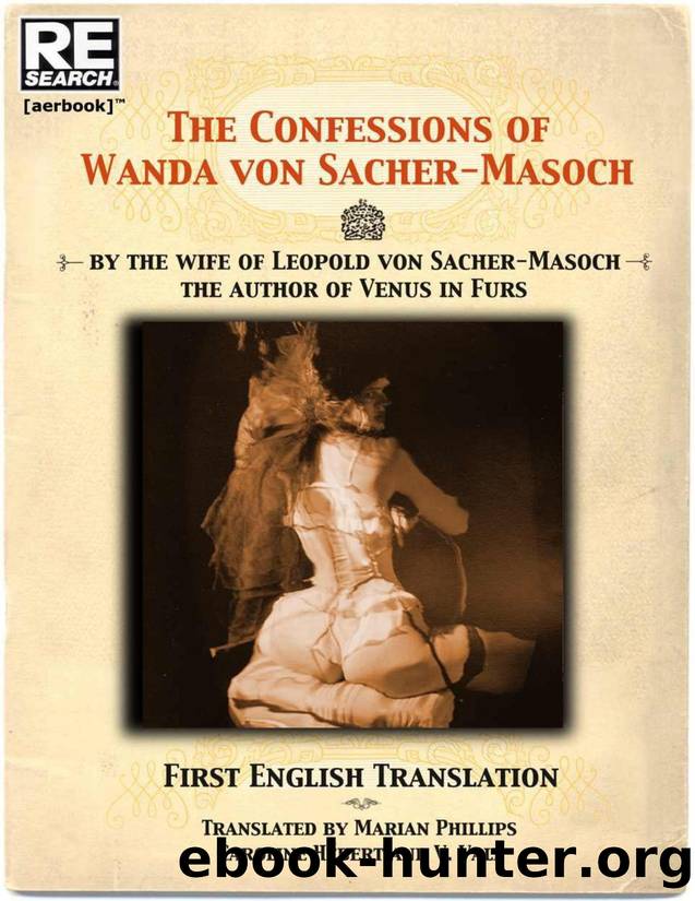 Confessions of Wanda by Von Sacher-Masoch Wanda