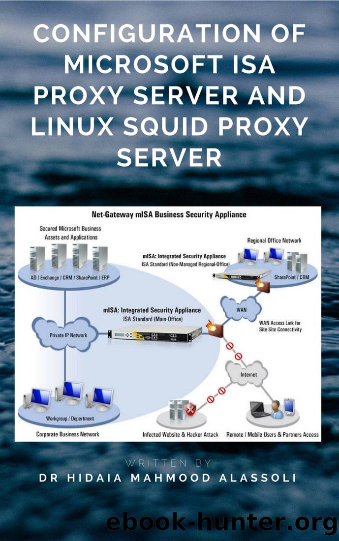 Configuration of Microsoft ISA Proxy Server and Linux Squid Proxy Server by Dr. Hidaia Mahmood Alassouli