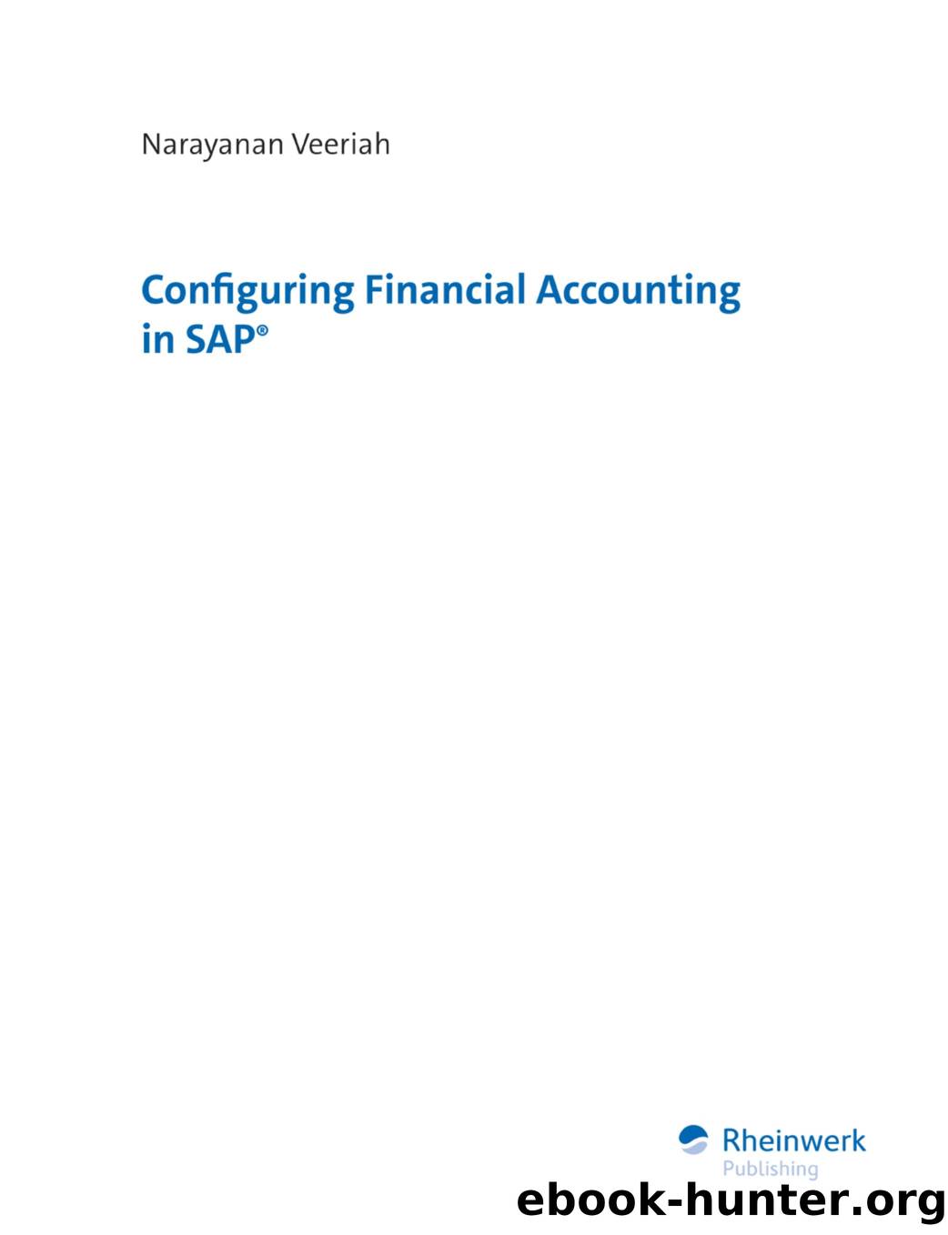 Configuring Financial Accounting in SAP by Unknown