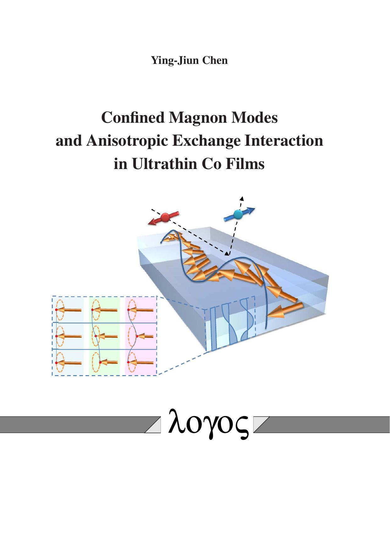 Confined Magnon Modes and Anisotropic Exchange Interaction in Ultrathin Co Films by Ying-Jiun Chen
