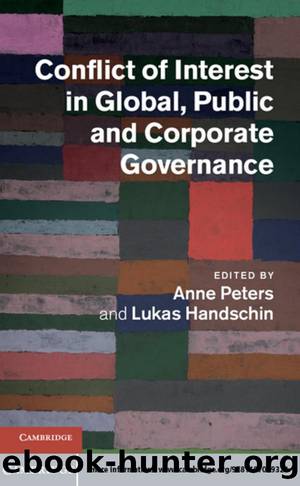 Conflict of Interest in Global, Public and Corporate Governance by Anne Peters; Lukas Handschin