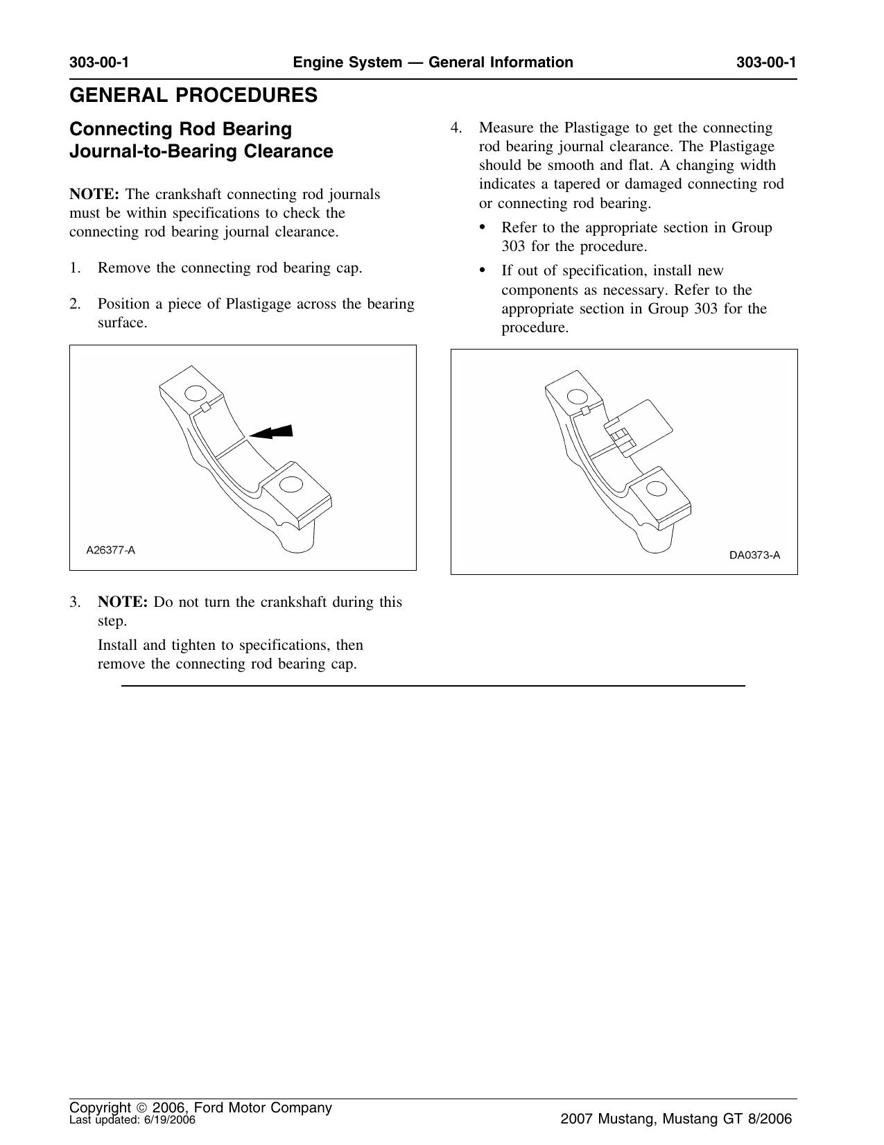 Connecting Rod Bearing Journal-to-Bearing Clearance by Unknown