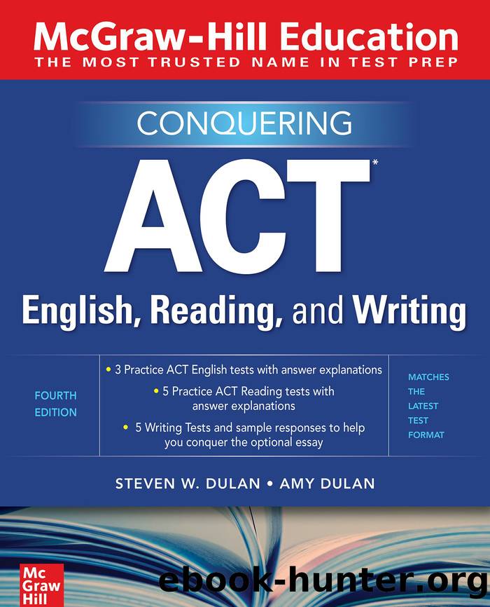 Conquering ACT English, Reading, and Writing by Steven W. Dulan