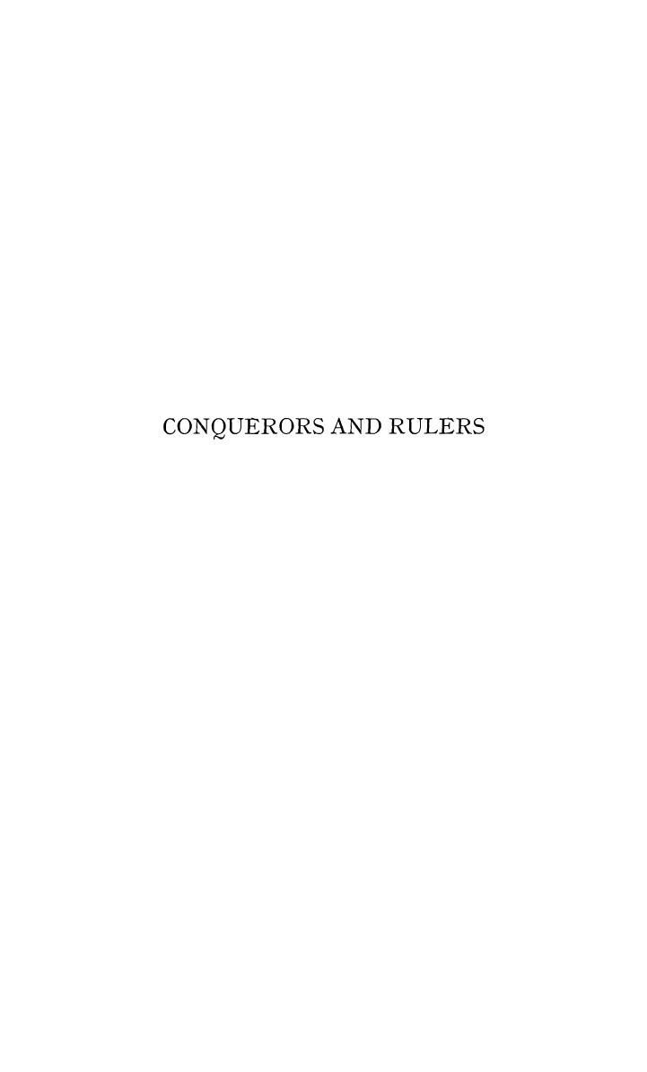 Conquerors and Rulers: Social Forces in Medieval China by Wolfram Eberhard