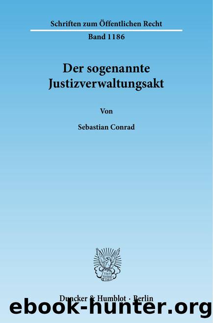 Conrad by Schriften zum Öffentlichen Recht (9783428532438)