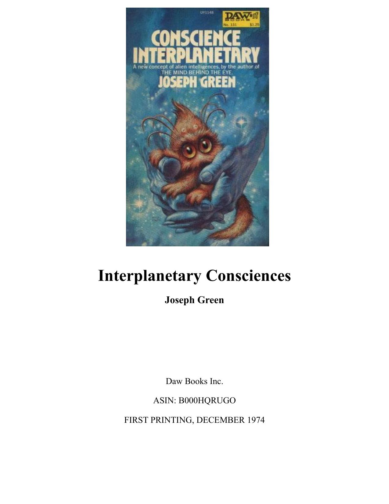 Conscience Interplanetary by Joseph Green