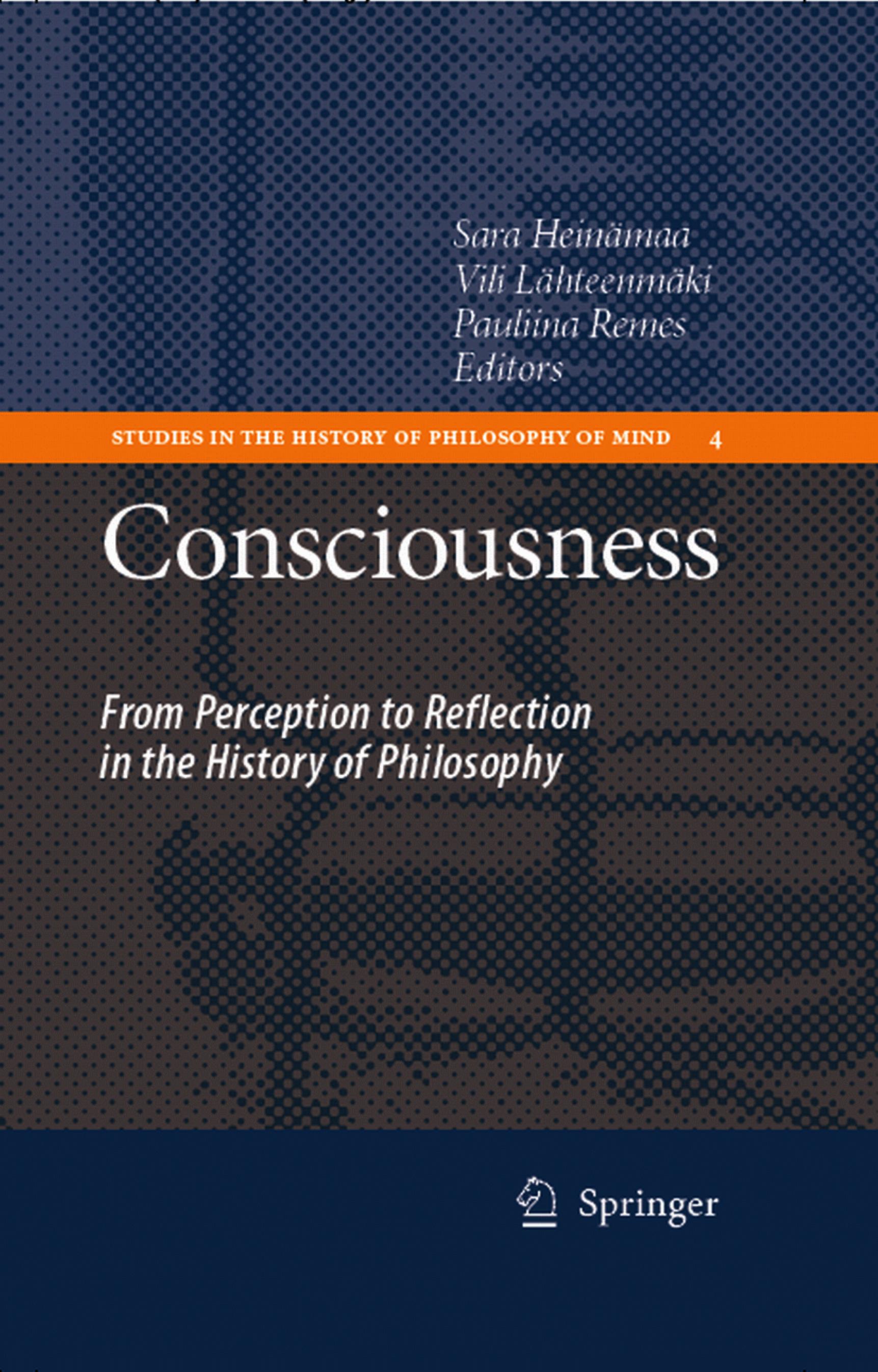 Consciousness [From Perception To Reflection In The History Of Philosophy] by Unknown