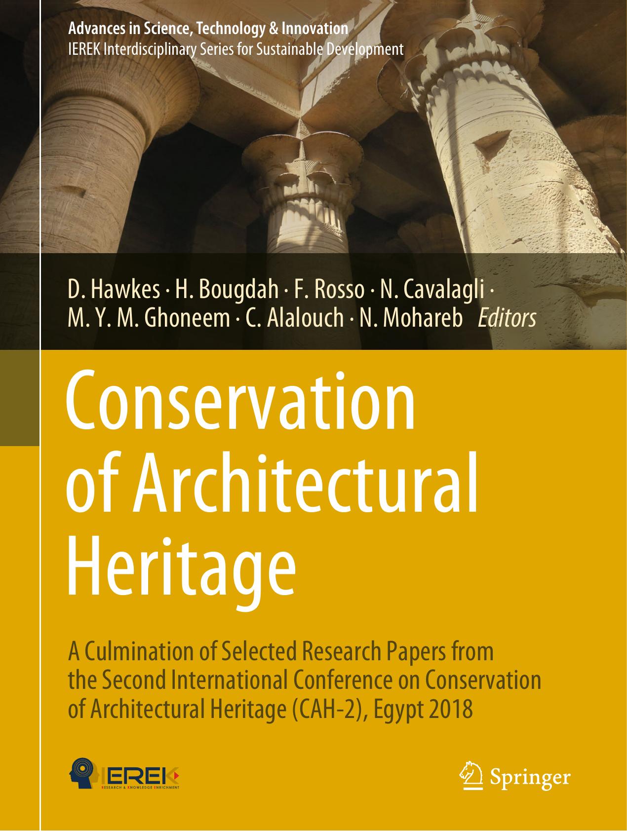 Conservation of Architectural Heritage: A Culmination of Selected Research Papers from the Second International Conferen by Unknow