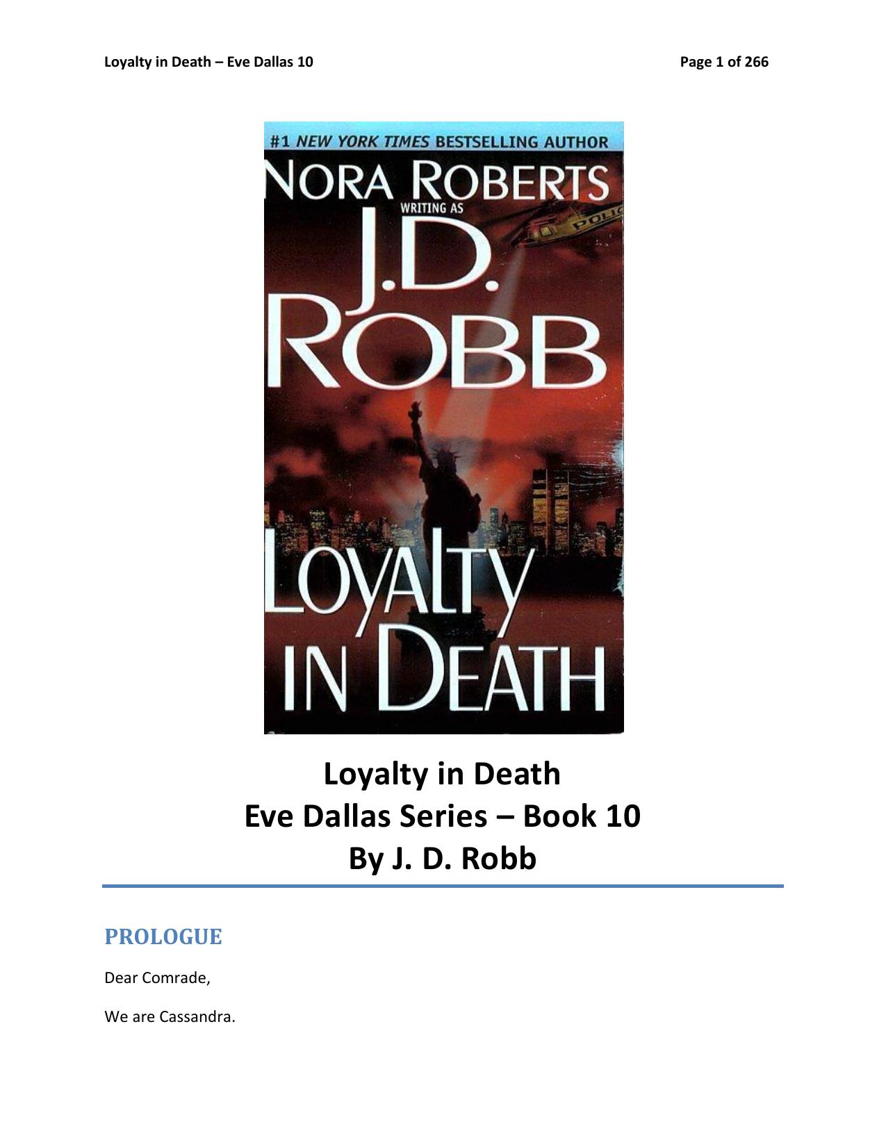 Conspiracy in Death by J.D. Robb