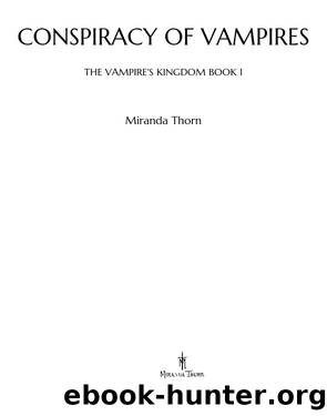 Conspiracy of Vampires by Miranda Thorn