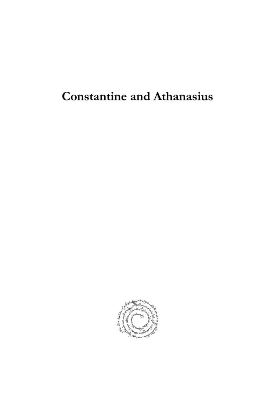 Constantine and Athanasius (Analecta Gorgiana) by Arthur Stanley