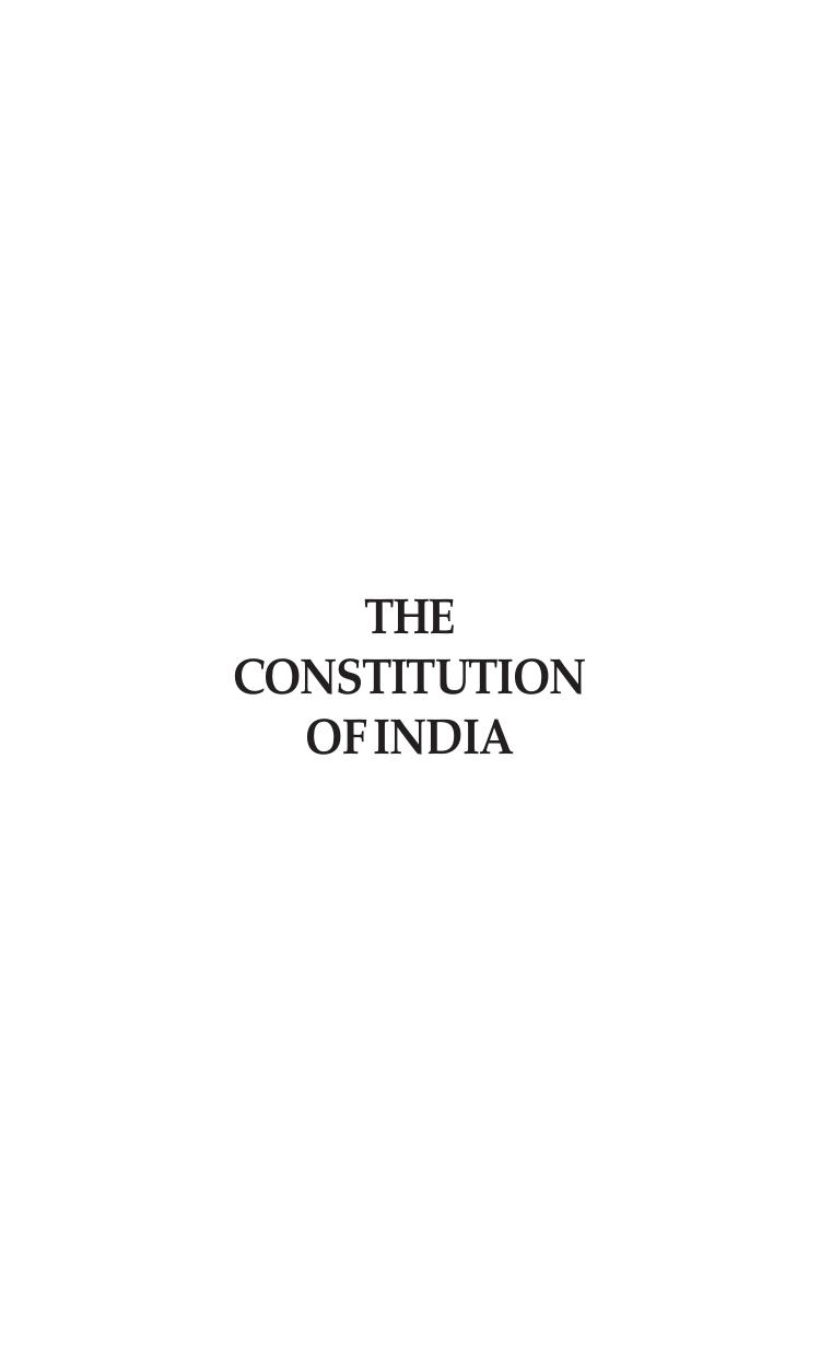 Constitution of India by unknow