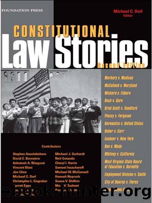 Constitutional Law Stories by Dorf Michael