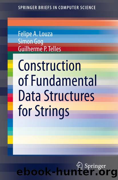 Construction of Fundamental Data Structures for Strings by Felipe A. Louza & Simon Gog & Guilherme P. Telles