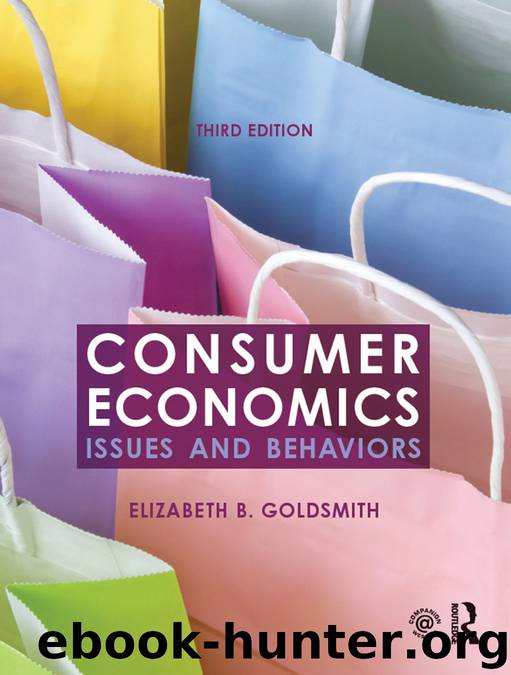 Consumer Economics by Goldsmith Elizabeth B.;