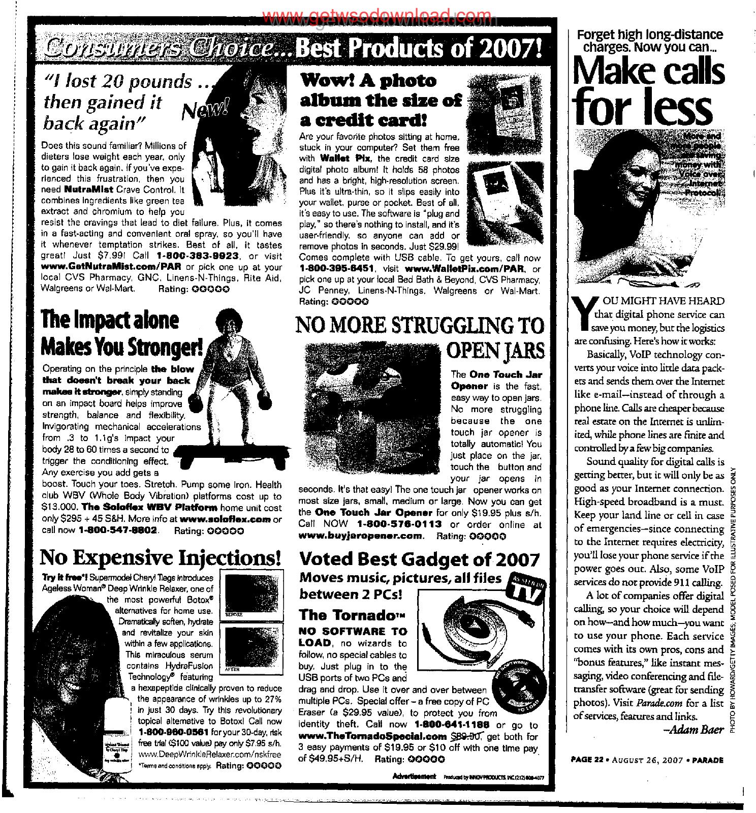 Consumers Choice Best Products by Copyright 2010 Heritage Microfilm Inc. and Newspaperarchive.com