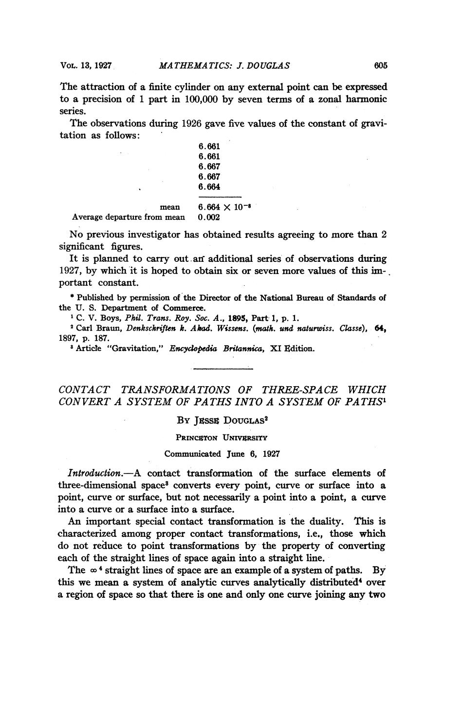 Contact Transformations of Three-Space Which Convert a System of Paths into a System of Paths by Douglas J