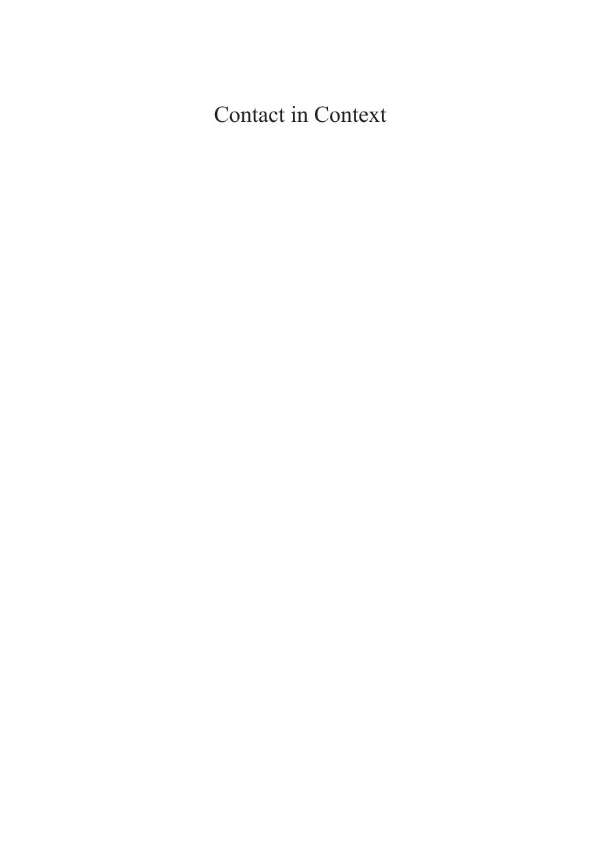 Contact in Context by Sandhya Patel