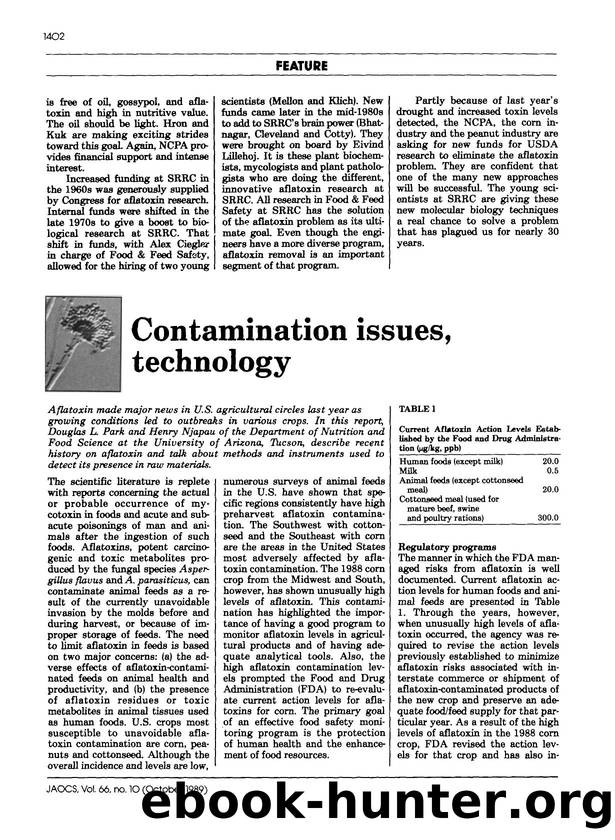 Contamination issues, technology by Unknown