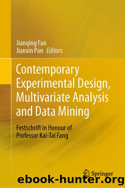 Contemporary Experimental Design, Multivariate Analysis and Data Mining by Unknown