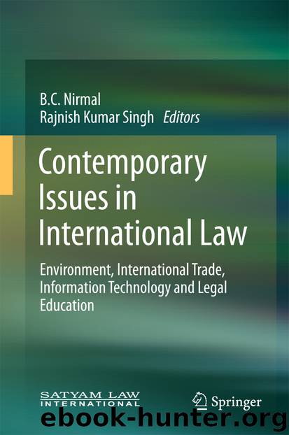 Contemporary Issues in International Law by B.C. Nirmal & Rajnish Kumar Singh