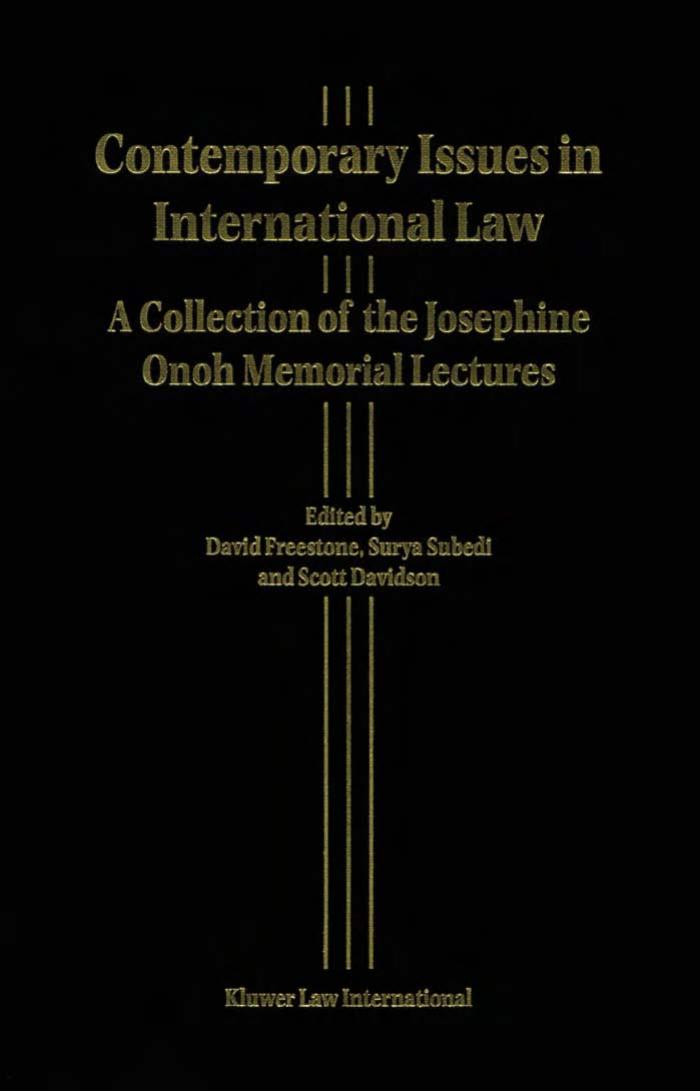 Contemporary Issues in International Law:A Collection of the Josephine Onoh Memorial Lectures by David Freestone