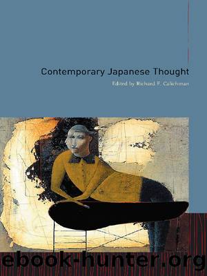 Contemporary Japanese Thought by Calichman Richard;
