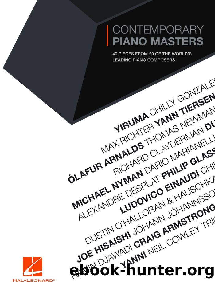 Contemporary Piano Masters by Hal Leonard Corp