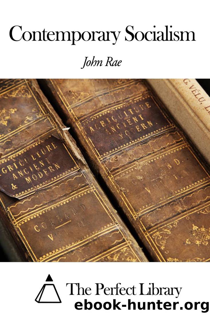 Contemporary Socialism by John Rae