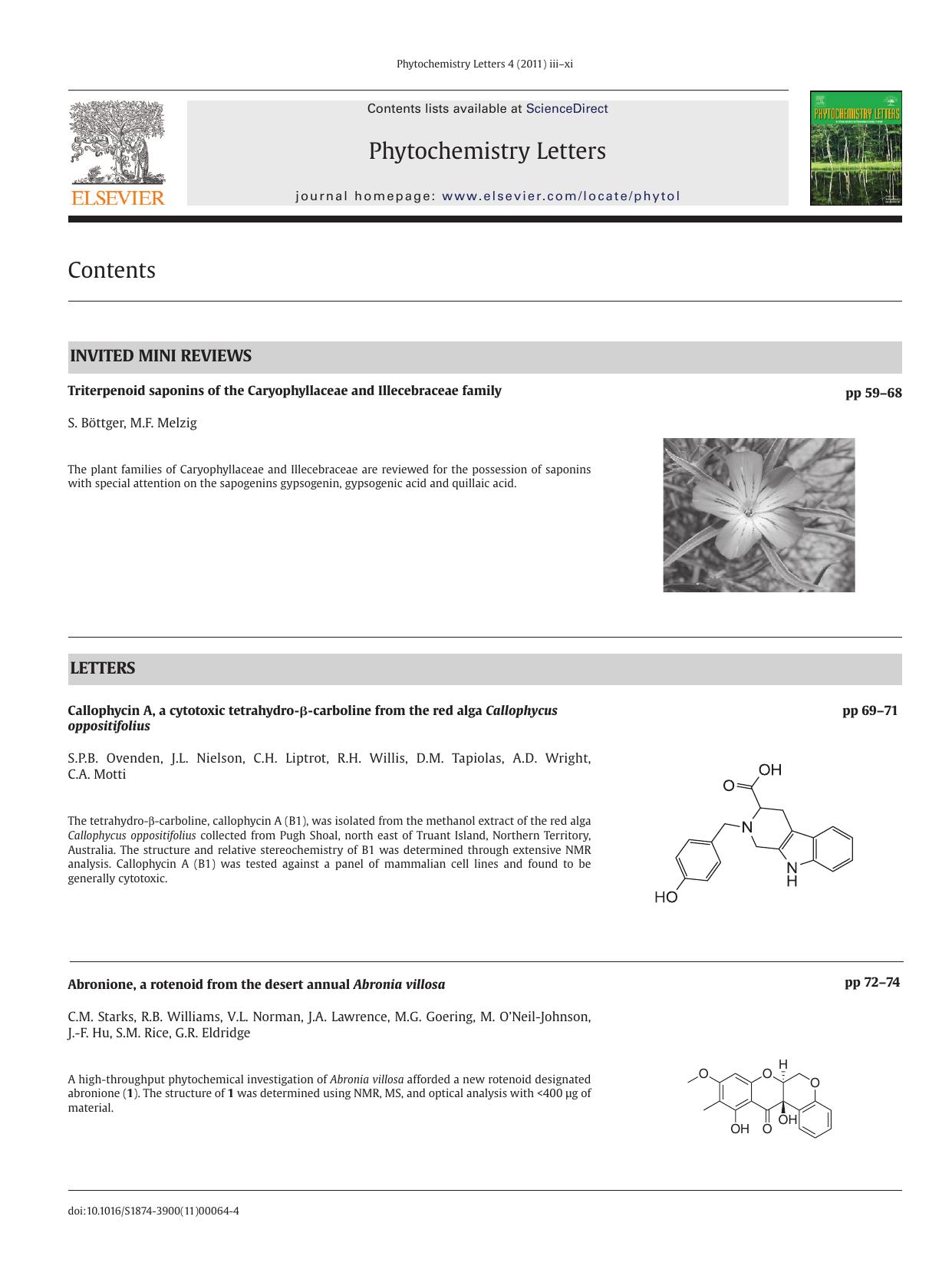 Contents (graphical abstracts) by imac-10