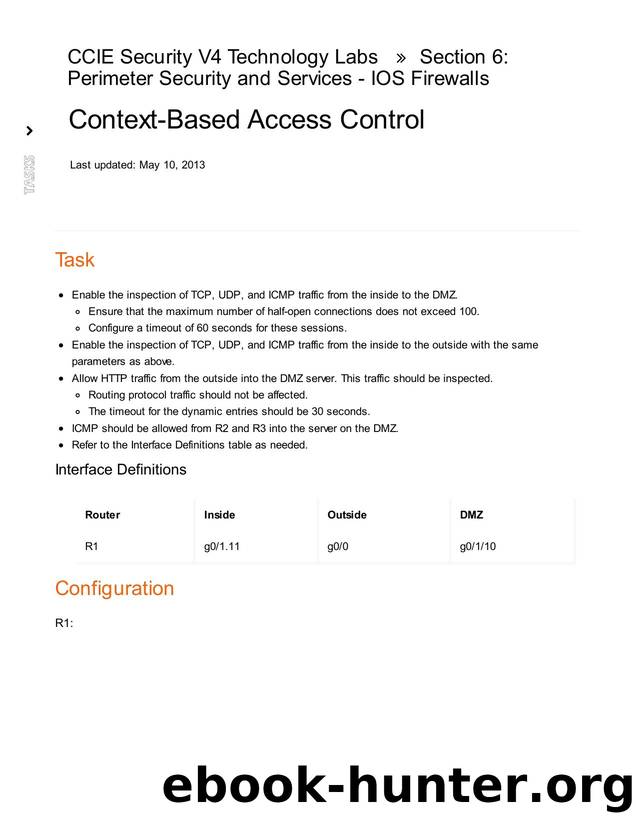 Context-Based Access Control by Unknown