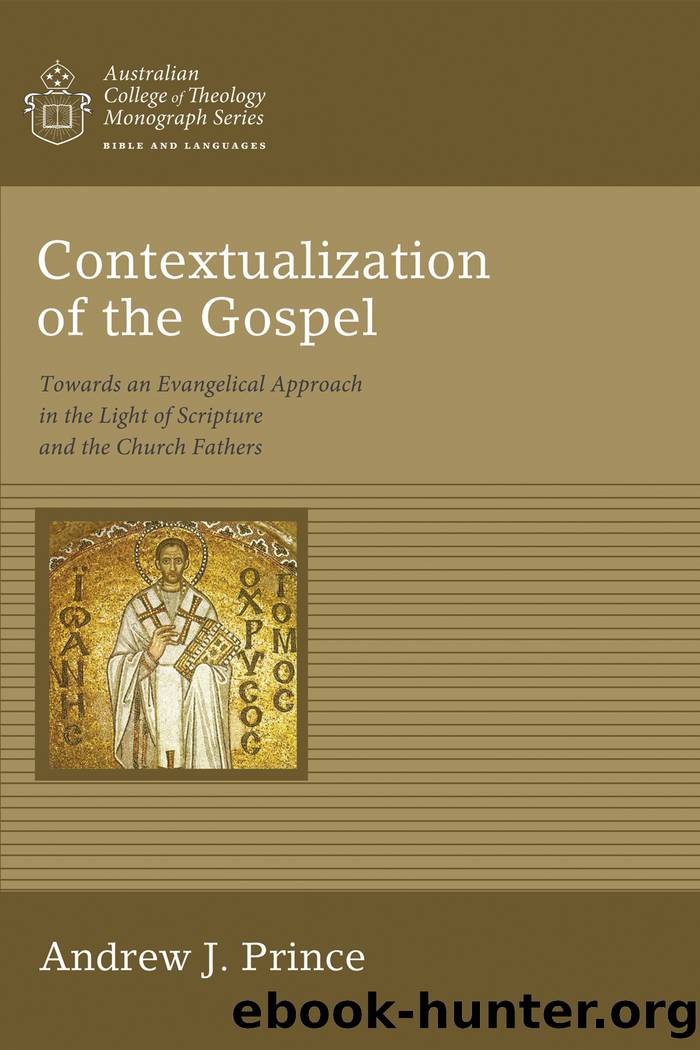 Contextualization of the Gospel by Prince Andrew James;